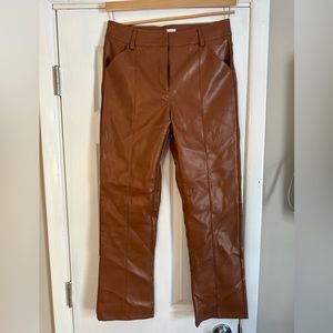 Faux Leather Pants